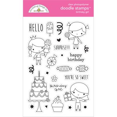 Hey Cupcake Clear Stamps - Birthday Girl
